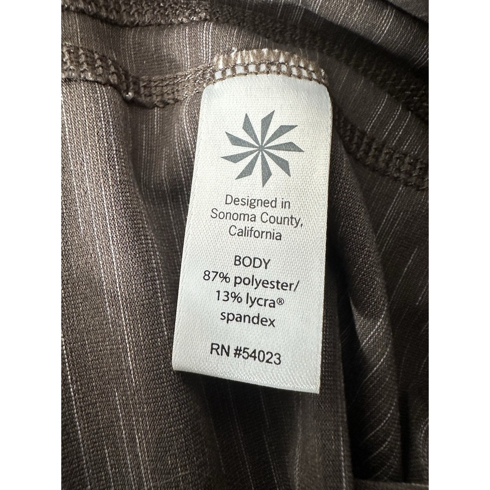 Athleta Leggings Women's Small Brown‎ Athletic Yoga Gym Athleisure Workout - Picture 4 of 6